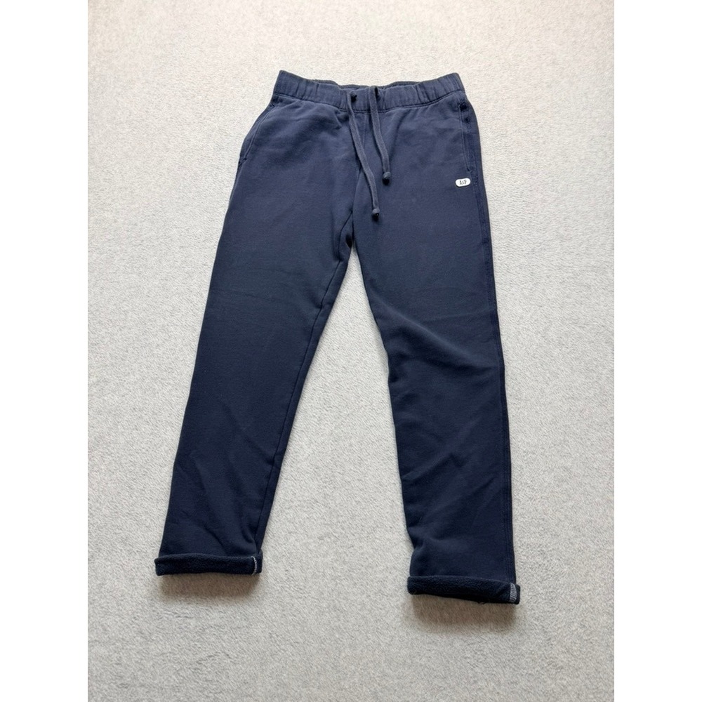 Abercrombie Navy Blue Fleece Sweatpants Joggers Straight Leg Womens XS